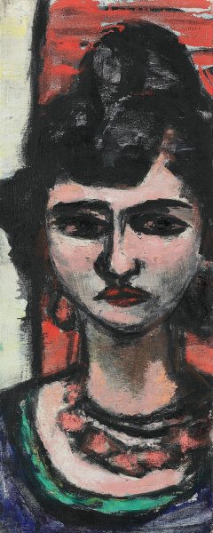 Italienerin by Max Beckmann Oil Painting