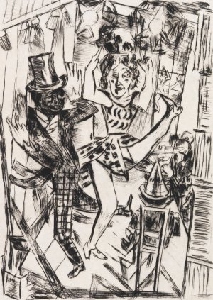 Tauentzienpalast by Max Beckmann Oil Painting