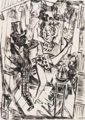 Tauentzienpalast by Max Beckmann Oil Painting