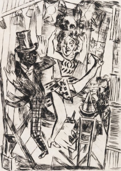 Tauentzienpalast  by Max Beckmann - Hand-Painted Oil Painting Reproduction