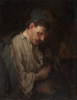 Portrait of a Man by Max Bohm Oil Painting