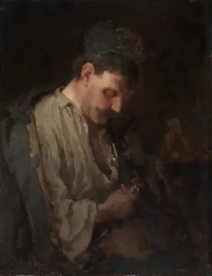 Portrait of a Man by Max Bohm Oil Painting