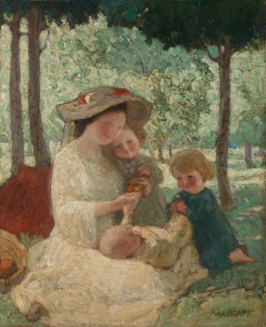 Springtime in France by Max Bohm Oil Painting