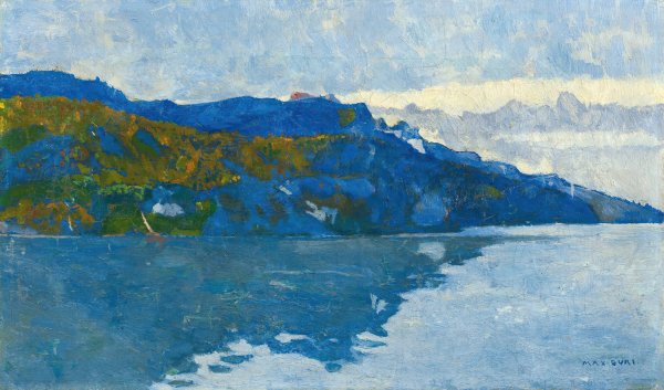 Lake Brienz  by Max Buri - Hand-Painted Oil Painting Reproduction