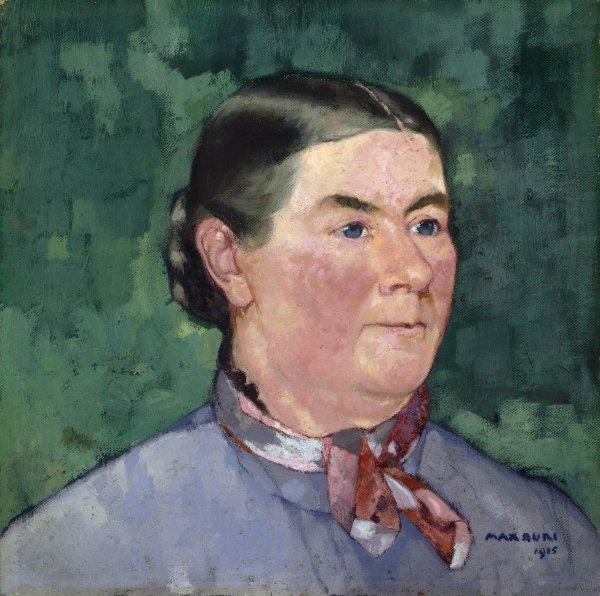 Portrait of a Peasant Woman  by Max Buri - Hand-Painted Oil Painting Reproduction