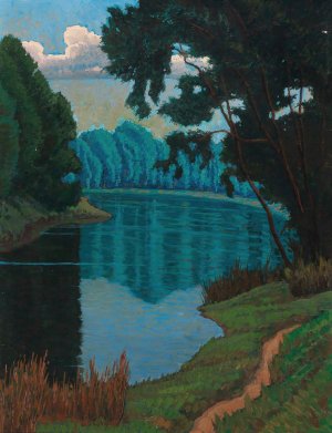Engllacke by Max Kahrer Oil Painting