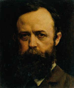 Herrenbildnis by Max Klinger Oil Painting