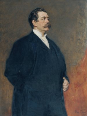 Furst Herbert Bismarck by Max Koner Oil Painting