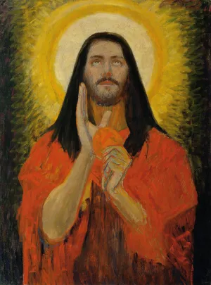 Christus by Max Kurzweil Oil Painting
