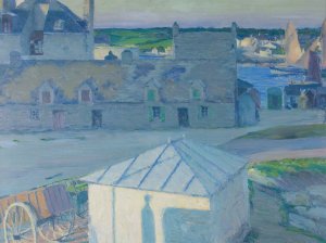 Der Hafen von Concarneau by Max Kurzweil Oil Painting