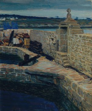 Der Weiher by Max Kurzweil Oil Painting