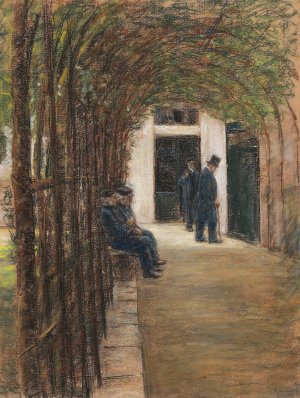 Altmannerhaus in Amsterdam by Max Liebermann Oil Painting
