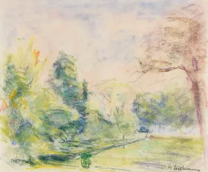 Blick in meinen Garten by Max Liebermann Oil Painting