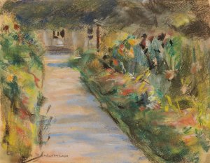Der Nutzgarten in Wannsee nach Sudosten by Max Liebermann Oil Painting