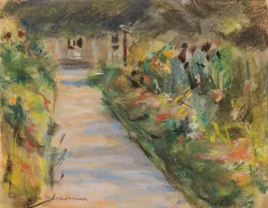 Der Nutzgarten in Wannsee nach Sudosten by Max Liebermann Oil Painting