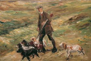Jager in den Dunen by Max Liebermann Oil Painting