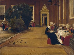 Orphan Girls in Amsterdam by Max Liebermann Oil Painting