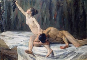 Samson and Delilah by Max Liebermann Oil Painting