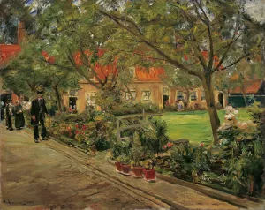 Spitalgarten in Edam by Max Liebermann Oil Painting