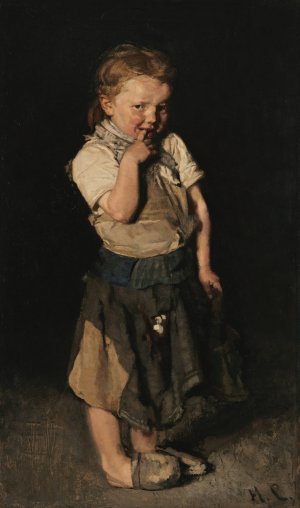 The Cobbler's Girl by Max Liebermann Oil Painting