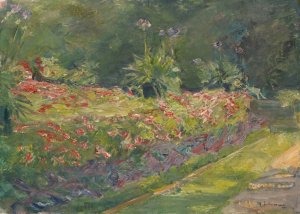 The Garden at the Wannsee in Berlin by Max Liebermann Oil Painting