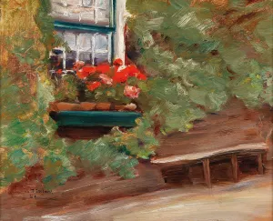 View on a farmhouse in the Netherlands by Max Liebermann Oil Painting