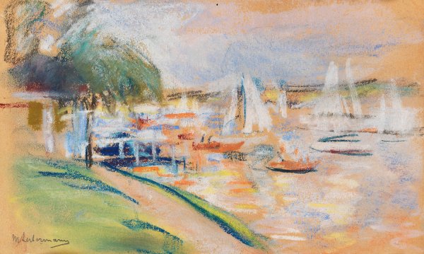 Main Product Photo of Wannsee  Painting by Max Liebermann