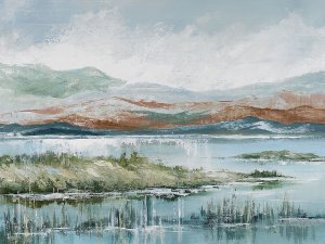 Afternoon at The Lake 2 by Max Maxx Oil Painting