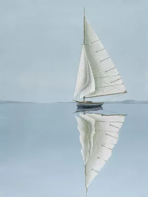 Alone On The Water by Max Maxx Oil Painting