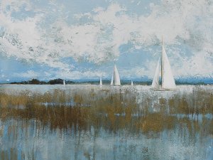Distant Sails Oil painting by Max Maxx