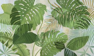 Green Tropics Oil painting by Max Maxx