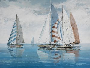 Sailing Day 2 Oil painting by Max Maxx