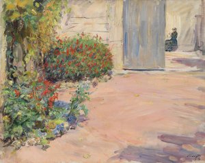 Gartenweg zum Sommerhaus Oil painting by Max Slevogt