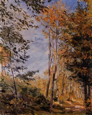 Herbstwald painting by Max Slevogt