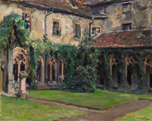 Kreuzgang des Augustinerklosters in Landau II by Max Slevogt Oil Painting