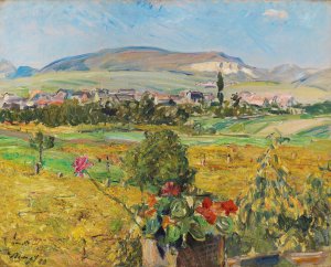 Pfalzer Landschaft Oil painting by Max Slevogt