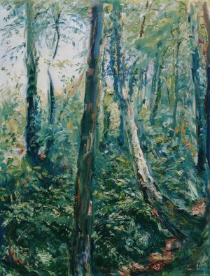 Waldweg by Max Slevogt Oil Painting