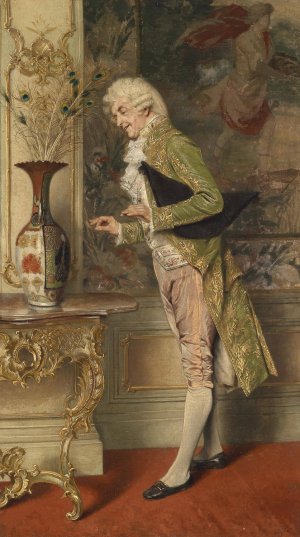 Der Kavalier by Max Volkhart Oil Painting