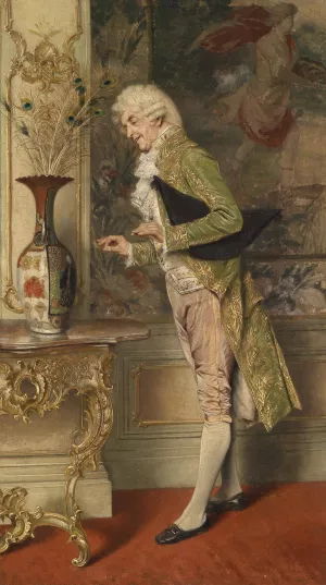 Der Kavalier by Max Volkhart Oil Painting
