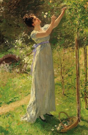 The Scent Of Roses by Max Volkhart Oil Painting