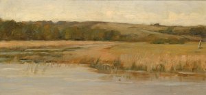 Hill And Marshland by Max Weyl Oil Painting