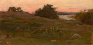 Landscape by Max Weyl Oil Painting
