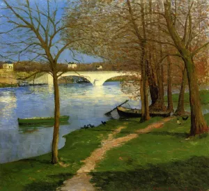 Bridge Over the Loire painting by Maxime Maufra