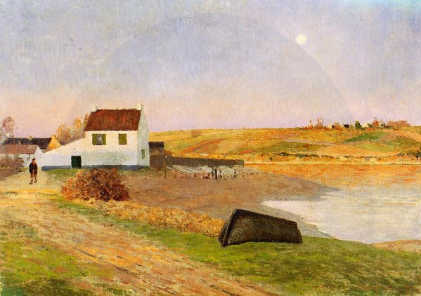 Main Product Photo of Brittany: a Hamlet Painting by Maxime Maufra