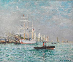 Entre d'un trois-mats, Le Havre by Maxime Maufra Oil Painting