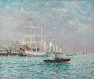 Entre d'un trois-mats, Le Havre by Maxime Maufra Oil Painting