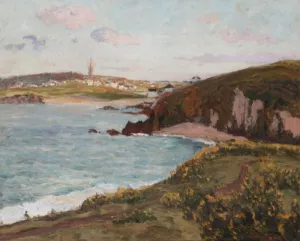 Environs de Douarnenez Oil painting by Maxime Maufra