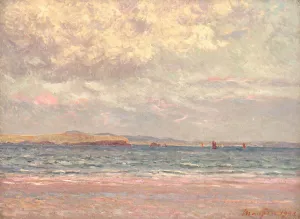 Evening, Morgat Beach Oil painting by Maxime Maufra