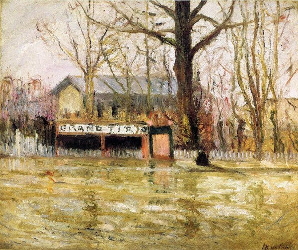 Main Product Photo of Flood also known as Joinville-le-Port Painting by Maxime Maufra