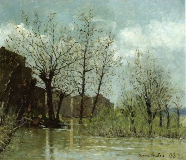 Main Product Photo of Flood Painting by Maxime Maufra